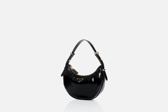 Prada Arqué Patent Shoulder Bag