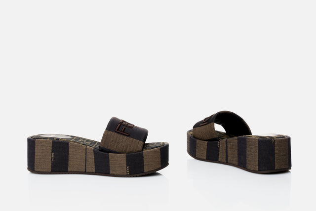 Fendi Sunshine Flatform Slides