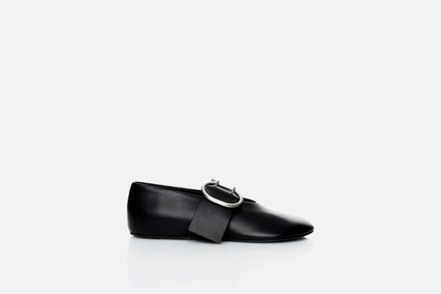 Jil Sander Ballerina With Cannolo Buckle