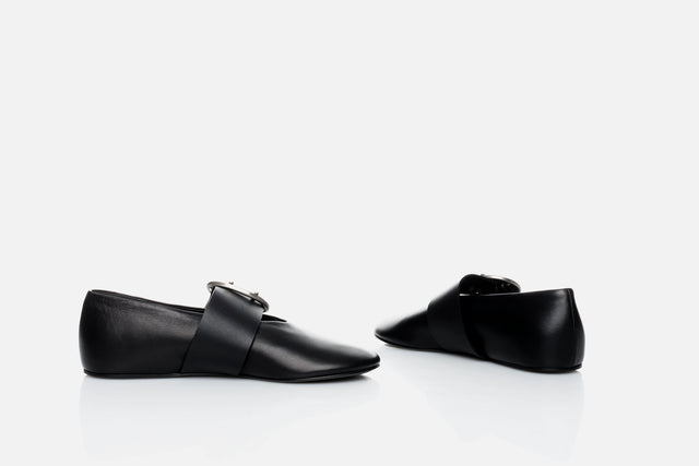 Jil Sander Ballerina With Cannolo Buckle