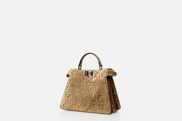 Fendi Peekaboo ISeeU Small FF Velvet