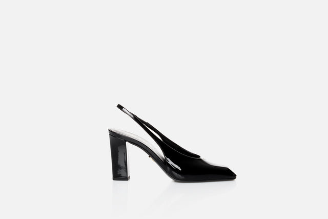 Prada Patent Leather Slingback Pumps