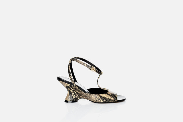 Dries Van Noten Snake Print Sandals