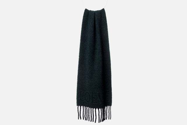 Loewe Logo Scarf Alpaca Wool