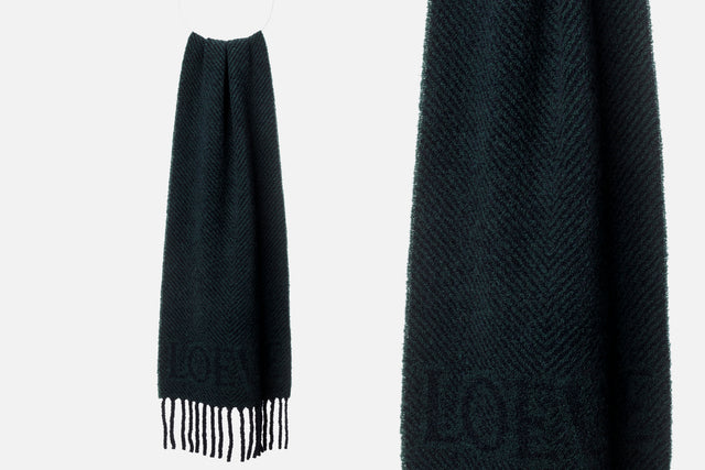 Loewe Logo Scarf Alpaca Wool